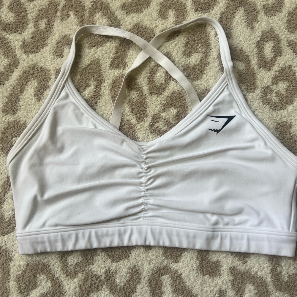 White Sports Bra